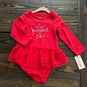 Cat & jack baby girl Christmas outfit 18 months NWT